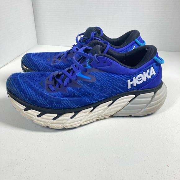HOKA ONE ONE MEN'S GAVIOTA 4 BLUE SIZE 8 - Picture 9 of 15